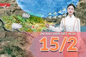 [Video] Dự báo thời tiết ngày 15/2/2026: Miền Bắc nắng ấm trước khi đón không khí lạnh vào mùng 1 Tết