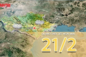 [Video] Dự báo thời tiết đêm nay và ngày mai 21/2/2026: Miền Bắc nắng ráo trước khi đón mưa, phương Nam nắng nóng diện rộng
