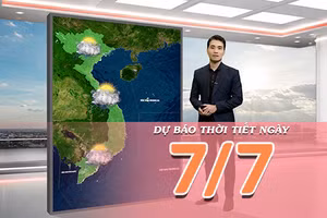 [Video] Dự báo thời tiết ngày 7/7/2026: Nắng tăng trở lại tại Bắc Bộ và Trung Bộ, chiều tối đề phòng mưa dông