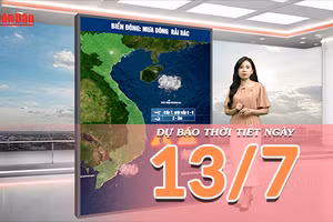 [Video] Dự báo thời tiết ngày 13/7/2026: Nắng nóng quay trở lại tại Bắc Bộ, Trung Bộ tiếp diễn mưa dông