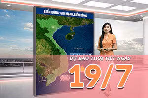 [Video] Dự báo thời tiết ngày 19/7/2026: Bắc Bộ tiếp diễn mưa lớn, miền Trung nắng nóng gay gắt
