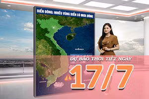 [Video] Dự báo thời tiết ngày 17/7/2026: vùng núi và trung du Bắc Bộ mưa dông mạnh, Trung Bộ cục bộ nắng nóng