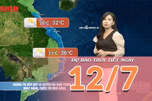 [Video] Dự báo thời tiết ngày 12/7/2026: Mưa dông chưa dứt ở Bắc Bộ, nguy cơ lũ quét và sạt lở vẫn ở mức cao