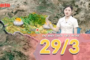 [Video] Dự báo thời tiết đêm nay và ngày mai 29/3/2026: Miền Đông Nam Bộ và Tây Bắc Bộ chạm ngưỡng 37 độ