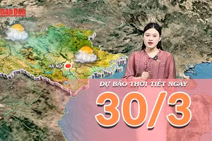 [Video] Dự báo thời tiết ngày 30/3/2026: Nắng nóng gay gắt diện rộng trên cả nước, miền Trung chạm ngưỡng 39 độ C