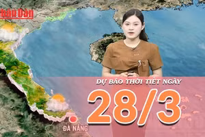 [Video] Dự báo thời tiết ngày 28/3/2026: Đất liền nắng gắt, Biển Đông lặng sóng thuận lợi cho ngư dân vươn khơi