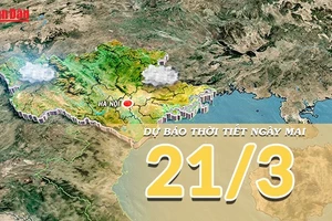 [Video] Dự báo thời tiết đêm nay và ngày mai 21/3/2026: Bắc Bộ giảm nhiệt nhờ vùng hội tụ gió, nắng nóng tiếp tục bao phủ miền Đông Nam Bộ