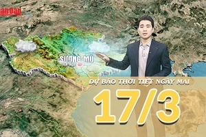 [Video] Dự báo thời tiết đêm nay và ngày mai 17/3/2026: Bắc Bộ hửng nắng mạnh, Nam Bộ nắng nóng cục bộ