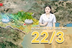 [Video] Dự báo thời tiết đêm nay và ngày mai 22/3/2026: Bắc Bộ giảm mưa hửng nắng, Nam Bộ nắng ráo ổn định