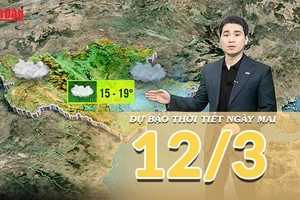 [Video] Dự báo thời tiết đêm nay và ngày mai 12/3/2026: Bắc Bộ tăng nhiệt trước khi đón mưa dông, Nam Bộ bước vào cao điểm nắng ráo
