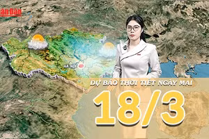 [Video] Dự báo thời tiết đêm nay và ngày mai 18/3/2026: Bắc Bộ nhiều mây, sương mù bao phủ diện rộng