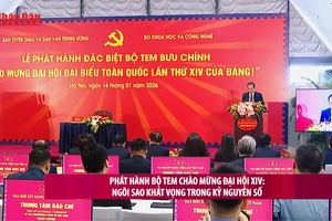 [Video] Phát hành bộ tem chào mừng Đại hội XIV: Ngôi sao khát vọng trong kỷ nguyên số