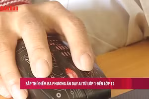 [Video] Sắp thí điểm ba phương án dạy AI từ lớp 1 đến lớp 12