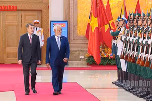 [Video] Thủ tướng Lê Minh Hưng chủ trì lễ đón chính thức Thủ tướng Timor-Leste
