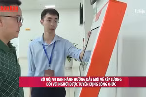 [Video] Ban hành hướng dẫn mới về xếp lương đối với người được tuyển dụng công chức