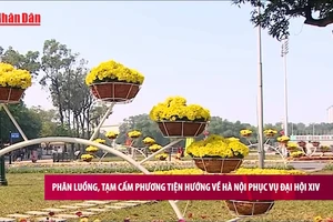 [Video] Phân luồng, tạm cấm phương tiện hướng về Hà Nội phục vụ Đại hội XIV