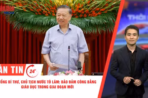 [Video] Thời sự 24h ngày 15/6: Tổng Bí thư, Chủ tịch nước Tô Lâm: Bảo đảm công bằng giáo dục trong giai đoạn mới