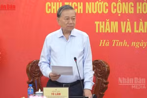 [Video] Tổng Bí thư, Chủ tịch nước Tô Lâm: Hà Tĩnh khơi dậy khát vọng phát triển, quyết tâm đạt mục tiêu tăng trưởng nhanh, bền vững