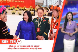 [Video] Thời sự 24h ngày 13/5: Đồng chí Bùi Thị Minh Hoài tái đắc cử Chủ tịch Ủy ban Trung ương MTTQ VIệt Nam 