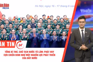 [Video] Thời sự 24h ngày 17/6: Tổng Bí thư, Chủ tịch nước Tô Lâm: Phát huy cựu chiến binh như một nguồn lực phát triển của đất nước