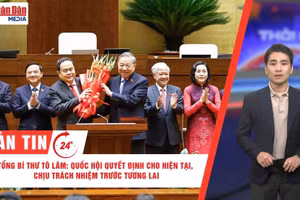 [Video] Thời sự 24h ngày 6/4/2026: Tổng Bí thư Tô Lâm: Quốc hội quyết định cho hiện tại, chịu trách nhiệm trước tương lai