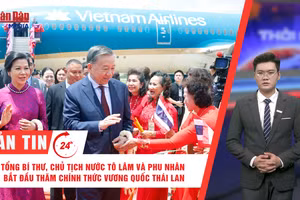 [Video] Thời sự 24h ngày 27/5: Tổng Bí thư, Chủ tịch nước Tô Lâm và Phu nhân bắt đầu thăm chính thức Vương quốc Thái Lan 
