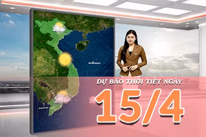 [Video] Dự báo thời tiết ngày 15/4/2026: Trung Bộ tiếp tục nắng nóng, Bắc Bộ cường độ nắng giảm dần
