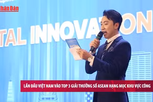 [Video] Lần đầu Việt Nam vào Top 3 Giải thưởng số ASEAN hạng mục khu vực công