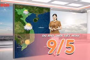 [Video] Dự báo thời tiết ngày 9/5/2026: Bắc Bộ mát mẻ, Nam Bộ tiếp tục oi nóng 