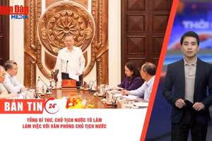 [Video] Thời sự 24h ngày 9/5: Tổng Bí thư, Chủ tịch nước Tô Lâm làm việc với Văn phòng Chủ tịch nước