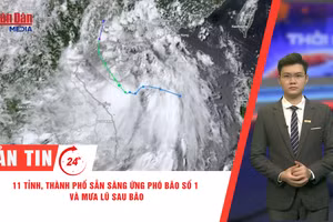 [Video] Thời sự 24h ngày 3/7/2026: 11 tỉnh, thành phố sẵn sàng ứng phó bão số 1 và mưa lũ sau bão