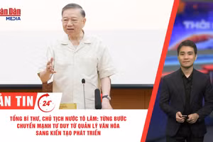 [Video] Thời sự 24h ngày 13/7: Tổng Bí thư, Chủ tịch nước Tô Lâm: Từng bước chuyển mạnh tư duy từ quản lý văn hóa sang kiến tạo phát triển