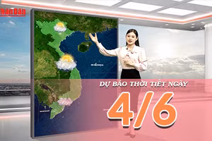 [Video] Dự báo thời tiết ngày 4/6/2026: Trung Bộ nắng nóng gay gắt, Nam Bộ tiếp diễn mưa dông
