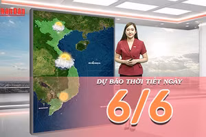 [Video] Dự báo thời tiết ngày 6/6/2026: Miền Bắc nắng nóng trở lại, Trung Bộ tiếp tục khô nóng kéo dài, Nam Bộ chiều tối có mưa dông 