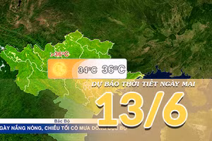 [Video] Dự báo thời tiết đêm nay và ngày mai ngày 13/6/2026: Khô nóng diện rộng bao trùm Trung Bộ, Bắc Bộ gia tăng oi nóng