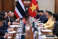 Phó Thủ tướng Chính phủ, Bộ trưởng Ngoại giao Bùi Thanh Sơn gặp Bộ trưởng Ngoại giao Thái Lan. (Ảnh: Bộ Ngoại giao)