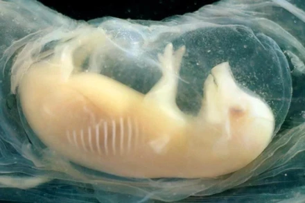 Phôi lợn có tế bào tim người đã sống sót trong 21 ngày. (Nguồn: Science Photo)