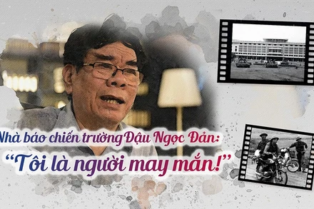 Nhà báo Đậu Ngọc Đản: Tôi là người may mắn!