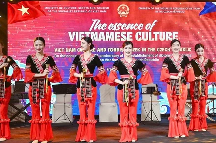 Một tiết mục trong chương trình. (Ảnh: Ban tổ chức)