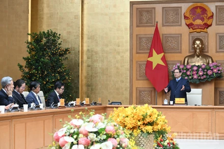 Thủ tướng Phạm Minh Chính tiếp Đoàn Phòng Thương mại và Công nghiệp Nhật Bản (JCCI).