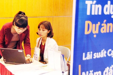 Thị trường tín dụng bất động sản ghi nhận diễn biến đáng chú ý khi mặt bằng lãi suất cho vay mua nhà tăng mạnh. Ảnh: NGUYỆT ANH