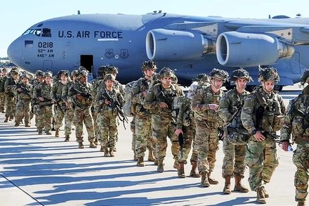 Mỹ không loại trừ khả năng đưa bộ binh tới Iran. Ảnh: ABC NEWS