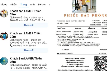 Các đối tượng sẵn sàng mua, thuê nhiều page, thậm chí dùng số tài khoản công ty để lừa đảo.