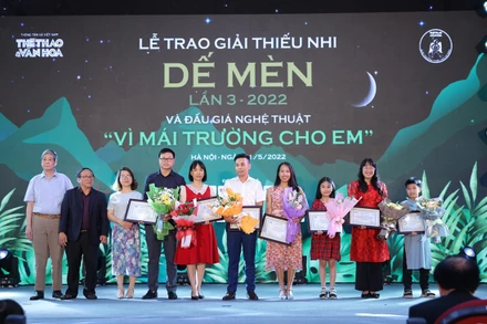 Giải thưởng Thiếu nhi Dế Mèn còn hướng tới mục tiêu nhân văn, vì cộng đồng. (Ảnh: Ban tổ chức)