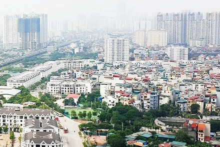 Ô nhiễm không khí do bụi mịn tại Hà Nội nhiều thời điểm vượt ngưỡng an toàn. (Ảnh: NAM NGUYỄN)