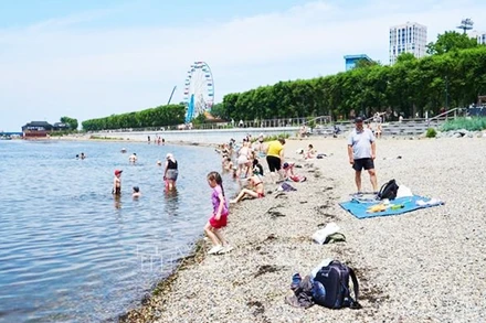 Nhiệt độ cao bất thường tại Vladivostok