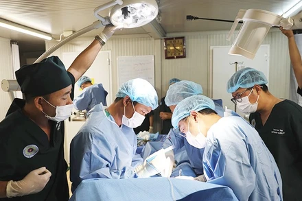 Ca cấp cứu được triển khai khẩn trương và chính xác. Ảnh: BVDC2.7