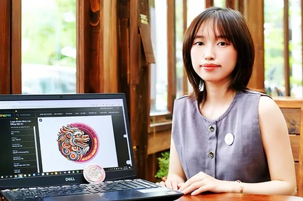 Nguyễn Ngọc Minh Trang kể chuyện di sản bằng logo.