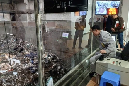 Đốt rác phát điện trong chuỗi kinh tế tuần hoàn tại Công ty Trách nhiệm hữu hạn Năng lượng mới EU-CONCH VENTURE Bắc Ninh.