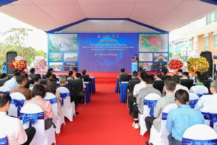 Toàn cảnh Lễ khởi công Dự án “Đầu tư xây dựng hạ tầng công nghệ phục vụ công tác quản lý theo mô hình đô thị thông minh”.